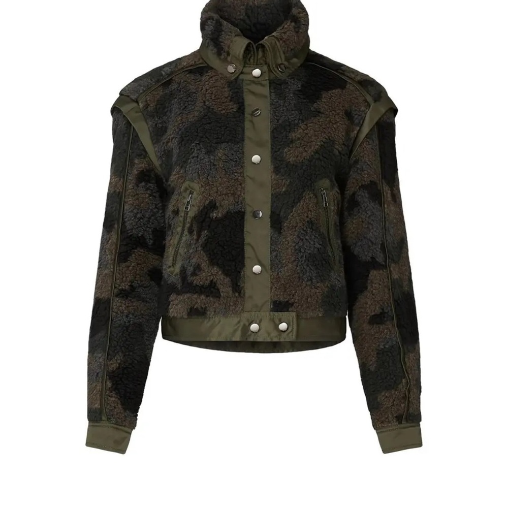 Veronica Beard Camo Teddy Jacket